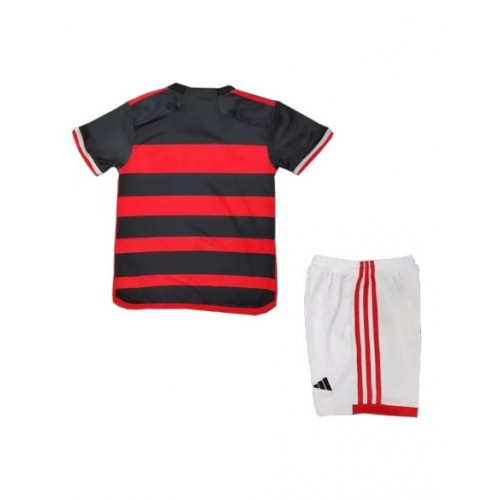 CR Flamengo Home Jersey Kit 2024/25 Kids(Jersey+Shorts)