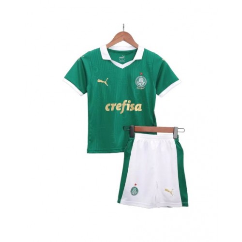 SE Palmeiras Home Jersey Kit 2024/25 Kids(Jersey+Shorts)