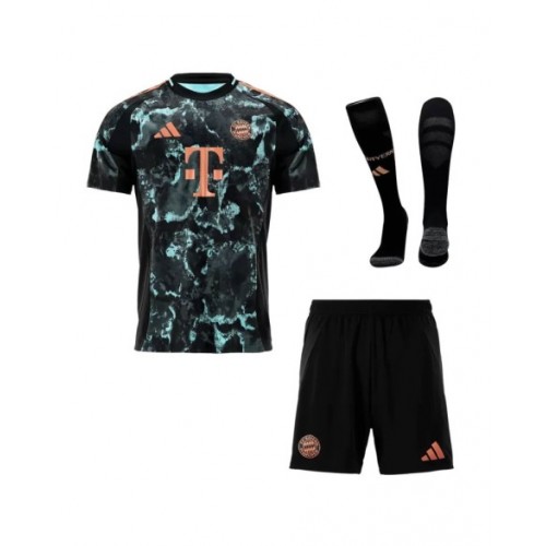 Bayern Munich Away Soccer Jersey Kit 2024/25 (Jersey+Shorts+Socks)