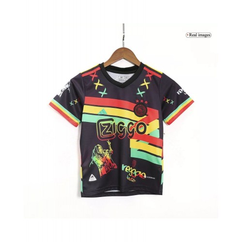 Youth Ajax x Bob Marley Soccer Jersey Kit 2023/24