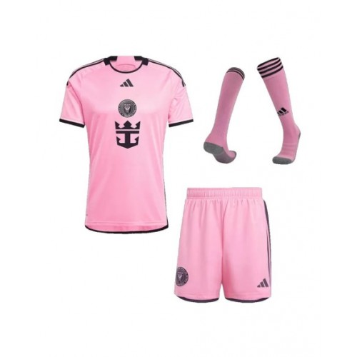 Inter Miami CF Home Jersey Kit 2024 Kids(Jersey+Shorts+Socks)