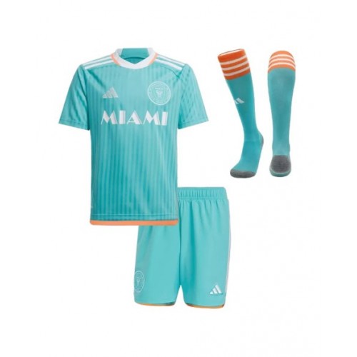 Inter Miami CF Third Away Soccer Jersey Kit 2024 Kids(Jersey+Shorts+Socks)