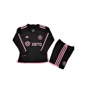 Youth Inter Miami CF Jersey Kit 2023/24 Away - Long Sleeve