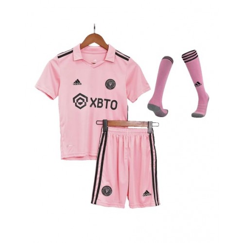 Youth Inter Miami CF Jersey Whole Kit 2022 Home