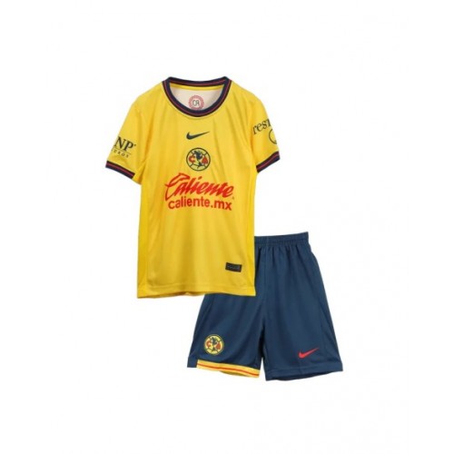 Club America Away Soccer Jersey Kit 2024/25 Kids(Jersey+Shorts)