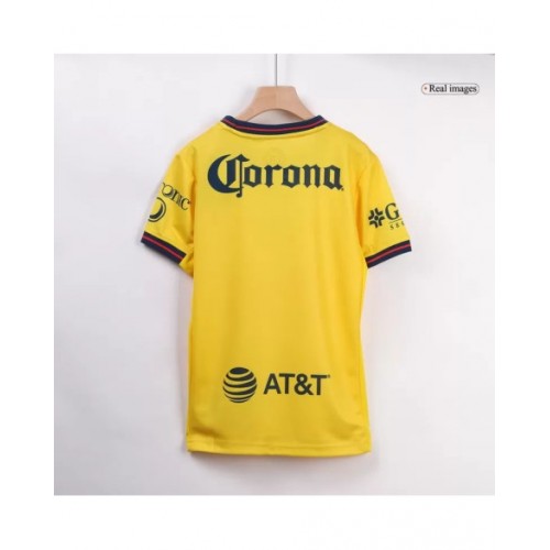 Club America Away Soccer Jersey Kit 2024/25 Kids(Jersey+Shorts)