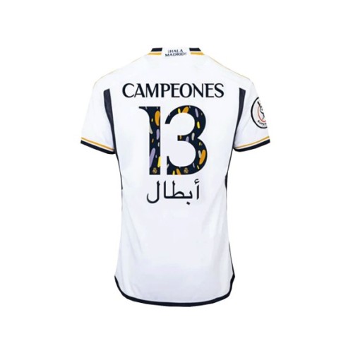 CAMPEONES #13 Real Madrid Jersey 2023/24 Home Campeones Supercopa