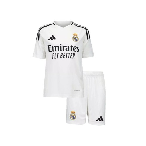 Real Madrid Home Jersey Kit 2024/25 Kids(Jersey+Shorts)