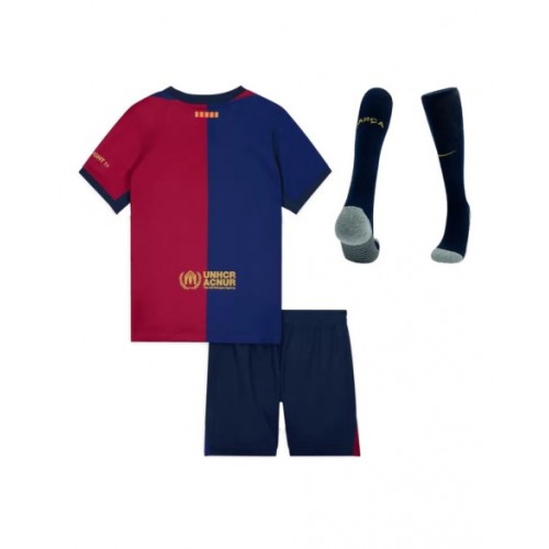 Barcelona Home Jersey Kit 2024/25 Kids(Jersey+Shorts+Socks)