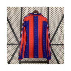 Retro 1996/97 Barcelona Home Long Sleeve Soccer Jersey