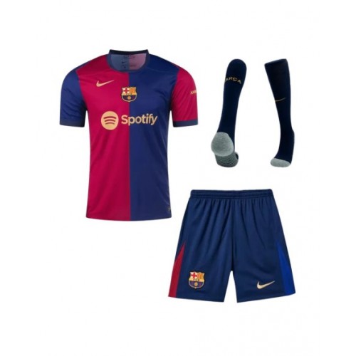 Barcelona Home Jersey Kit 2024/25 (Jersey+Shorts+Socks)