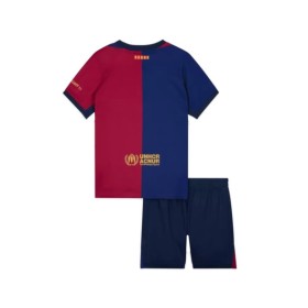 Barcelona Home Jersey Kit 2024/25 Kids(Jersey+Shorts) Spotify Logo Without Text