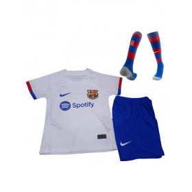 Youth Barcelona Jersey Whole Kit 2023/24 Away