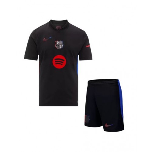 Barcelona Away Soccer Jersey Kit 2024/25 (Jersey+Shorts)- Spotify Logo Without Text