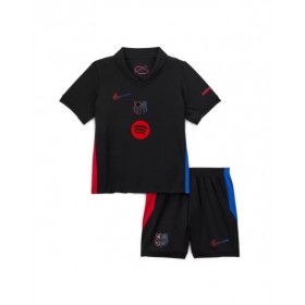 Barcelona Away Soccer Jersey Kit 2024/25 Kids(Jersey+Shorts)- Spotify Logo Without Text