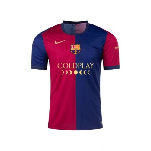 Barcelona Home Soccer Jersey 2024/25 - COLDPLAY