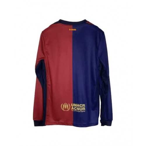 Barcelona Long Sleeve Home Jersey 2024/25