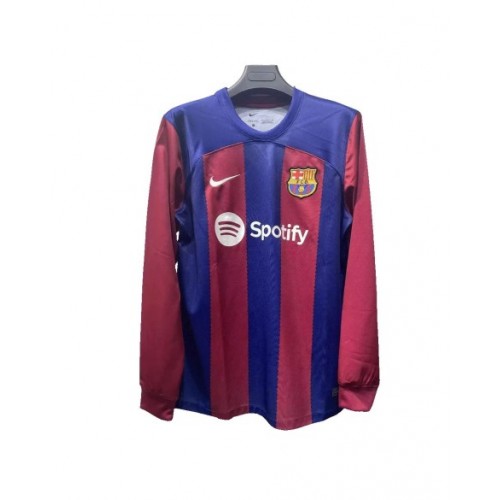 Barcelona Home Jersey 202324 Long Sleeve