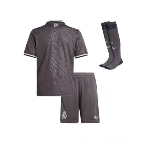 Real Madrid Third Away Soccer Jersey Kit 2024/25 Kids(Jersey+Shorts+Socks)