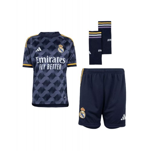 Youth Real Madrid Jersey Whole Kit 2023/24 Away