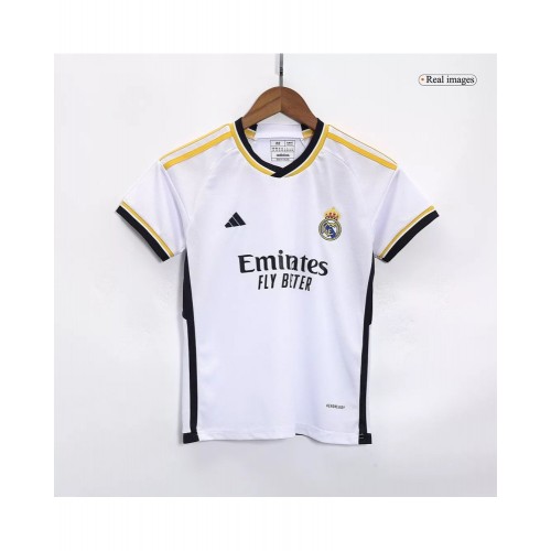 Youth Real Madrid Jersey Whole Kit 2023/24 Home