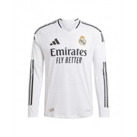 Authentic Real Madrid Long Sleeve Home Jersey 2024/25