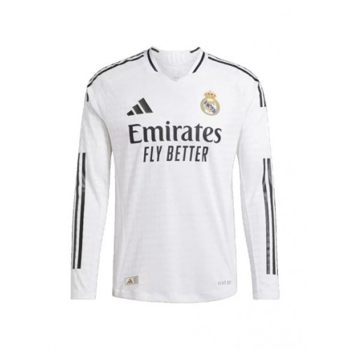 Authentic Real Madrid Long Sleeve Home Jersey 2024/25