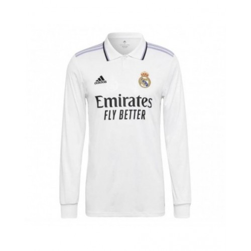 Real Madrid Home Jersey 202223 Long Sleeve