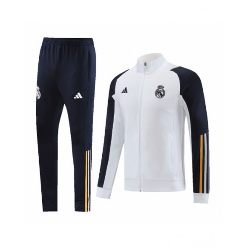 Real Madrid Jacket Tracksuit 2023/24 - White