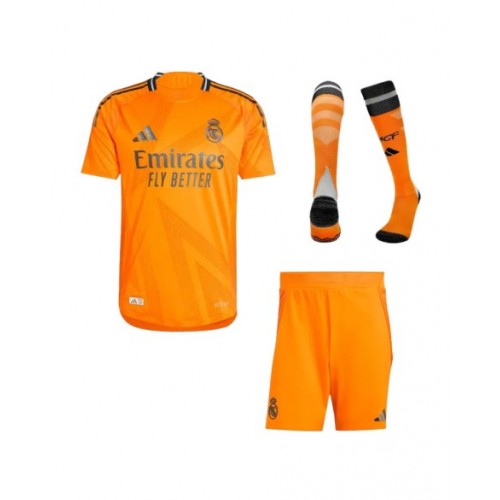 Real Madrid Away Soccer Jersey Kit Authentic 2024/25 (Jersey+Shorts+Socks)