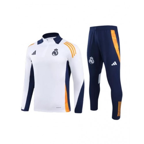 Real Madrid Zipper Sweatshirt Kit(Top+Pants) 24/25