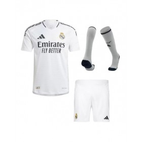 Real Madrid Home Soccer Jersey Kit Authentic 2024/25 (Jersey+Shorts+Socks)