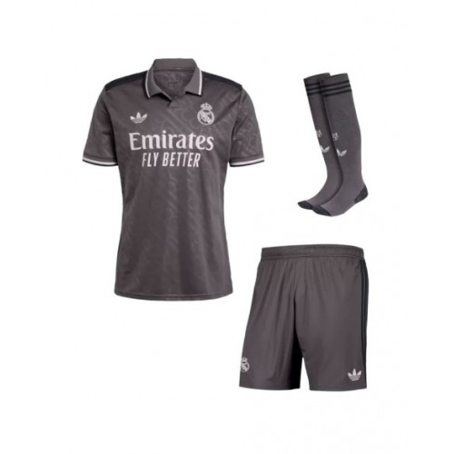 Real Madrid Third Away Soccer Jersey Kit 2024/25 (Jersey+Shorts+Socks)