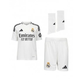 Real Madrid Home Jersey Kit 2024/25 Kids(Jersey+Shorts+Socks)