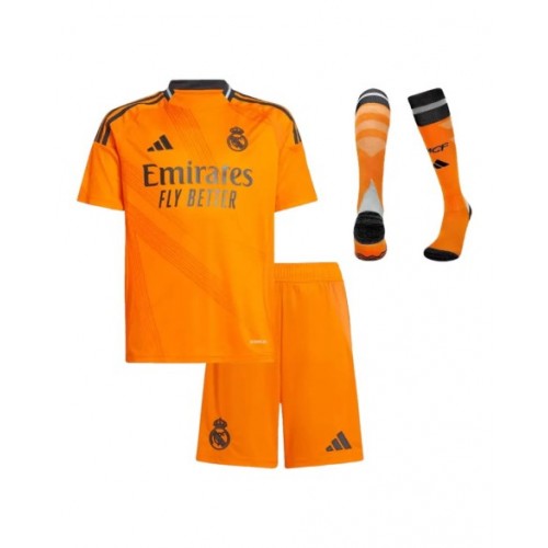 Real Madrid Away Jersey Kit 2024/25 Kids(Jersey+Shorts+Socks)