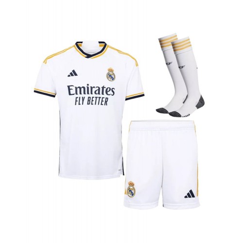 Real Madrid Home Soccer Jersey Whole Kit 202324