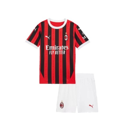 AC Milan Home Jersey Kit 2024/25 Kids(Jersey+Shorts)