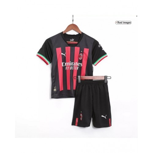 Youth AC Milan Jersey Kit 2022/23 Home