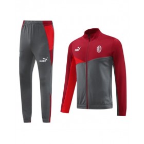 AC Milan Training Jacket Kit (Top+Pants) Red&Gray 2024/25