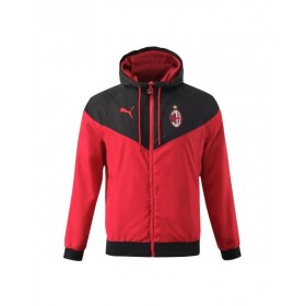 AC Milan Hoodie Sweatshirt 2023/24 - Black&Red