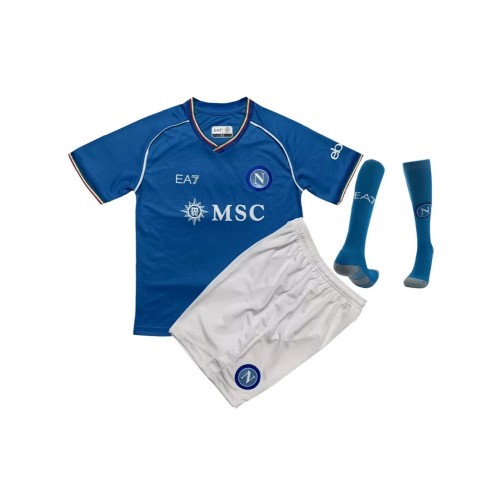 Youth Napoli Jersey Whole Kit 2023/24 Home