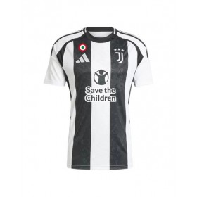 Juventus Home Soccer Jersey 2024/25- Save The Children Sponsor