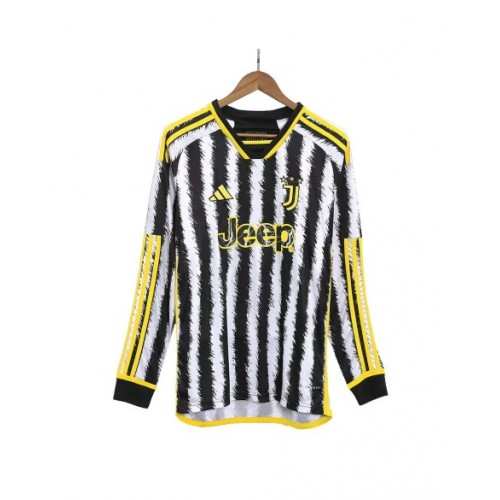 Juventus Home Jersey 202324 - Long Sleeve