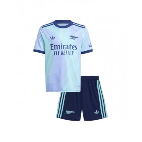 Arsenal Third Away Soccer Jersey Kit 2024/25 Kids(Jersey+Shorts)