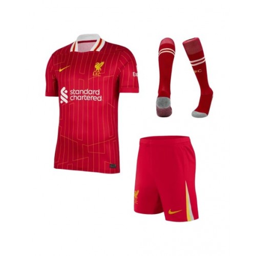 Liverpool Home Soccer Jersey Kit 2024/25 (Jersey+Shorts+Socks)