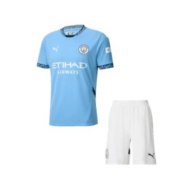 Manchester City Home Jersey Kit 2024/25 (Jersey+Shorts)