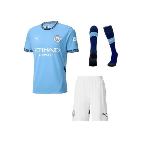 Manchester City Home Jersey Kit 2024/25 (Jersey+Shorts+Socks)