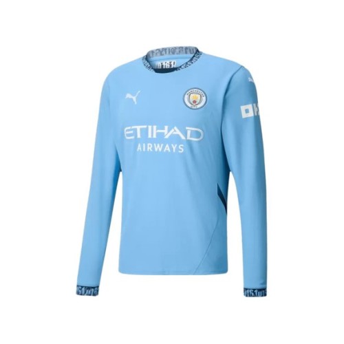 Manchester City Long Sleeve Home Jersey 2024/25