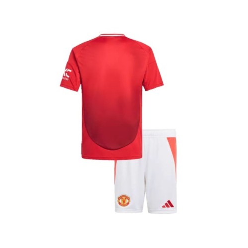 Manchester United Home Jersey Kit 2024/25 Kids(Jersey+Shorts)