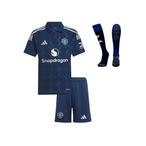 Manchester United Away Jersey Kit 2024/25 Kids(Jersey+Shorts+Socks)